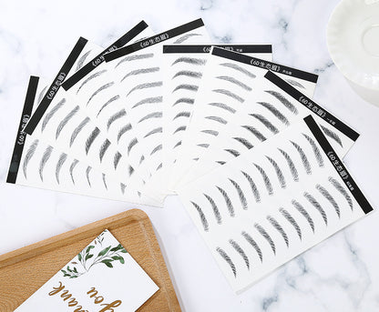 Shake the sound of the best selling 6D eyebrow stickers anti-real eyebrow imitation ecological eyebrow stickers water transfer eyebrow tattoo tattoo body stickers