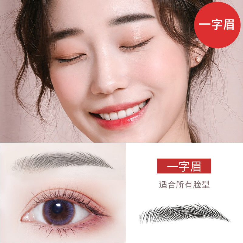 Shake the sound of the best selling 6D eyebrow stickers anti-real eyebrow imitation ecological eyebrow stickers water transfer eyebrow tattoo tattoo body stickers