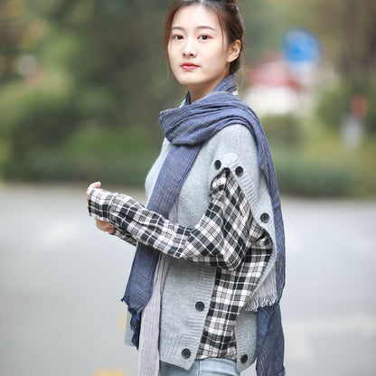 All-matching Art-style Striped Scarf For Women
