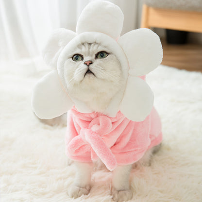 Net red cat disguise small milk cat hairless cat kitten four legged clothes cute cat pet English short autumn winter clothes