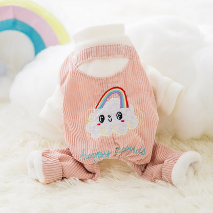 Net red cat disguise small milk cat hairless cat kitten four legged clothes cute cat pet English short autumn winter clothes