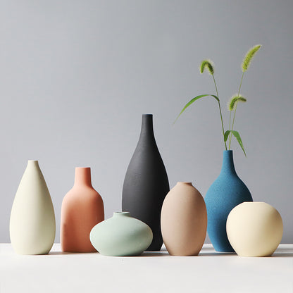 Morandi Decoration Vase Living Room Decoration Small Decoration Nordic Ceramic Home Bedroom Desktop Flower