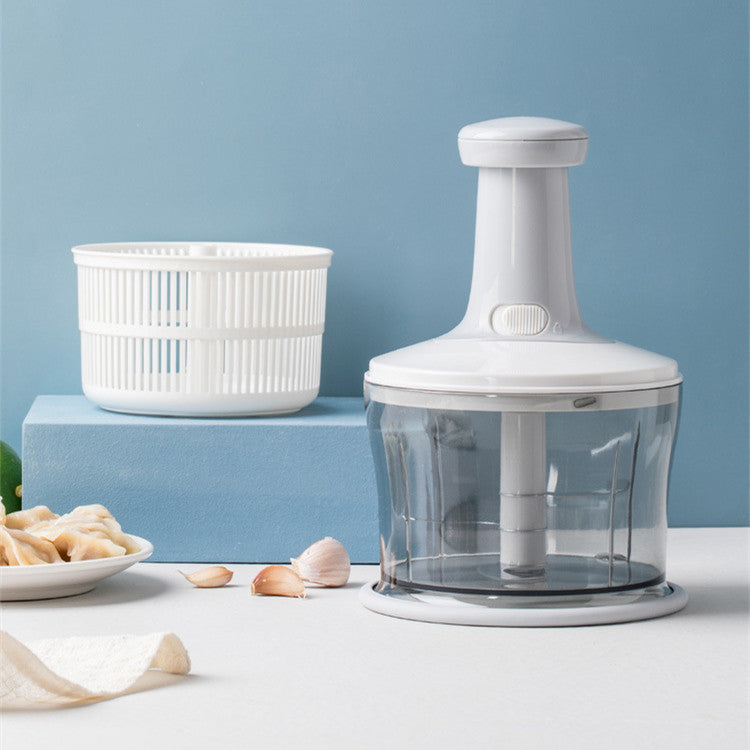 Kleiner Fleischwolf und Gemüseschneider für den Haushalt