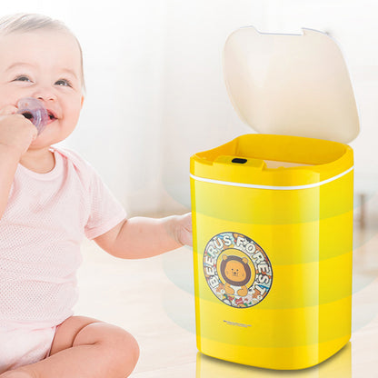 Electric Intelligent Automatic Induction Touchless Infrared Motion Sensor Rubbish Trash Can Smart Waste Bins