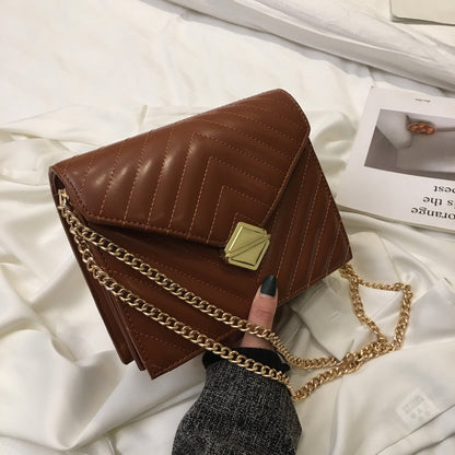 Chain Shoulder Bag Fashion Rhombus Small Square Bag