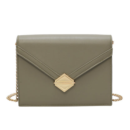 Chain Shoulder Bag Fashion Rhombus Small Square Bag