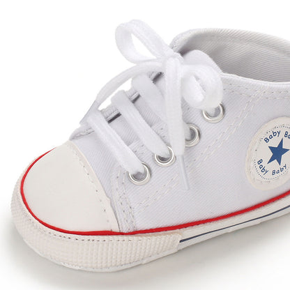 Baby soft-soled shoesBaby shoes canvas shoes
