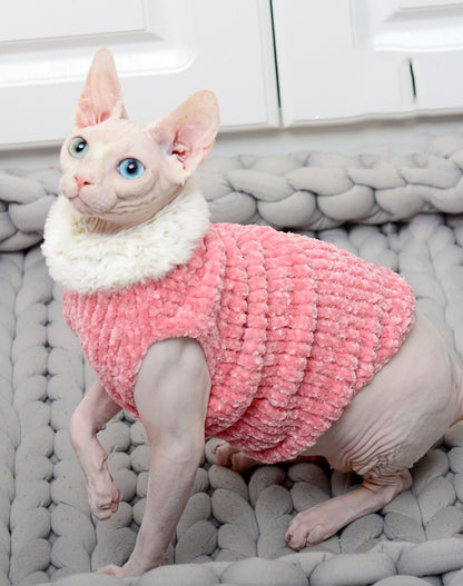 Handmade Sweater Imitation Mink Fur Warm Vest Autumn And Winter
