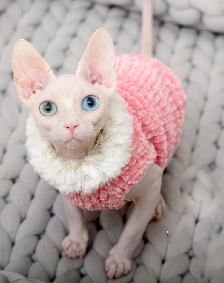 Handmade Sweater Imitation Mink Fur Warm Vest Autumn And Winter