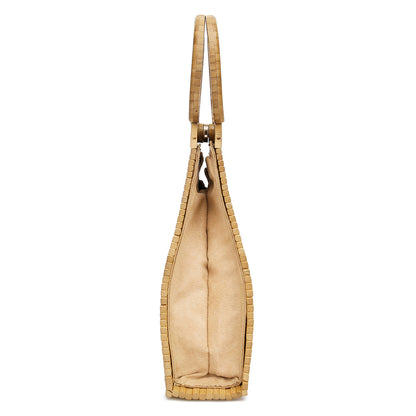Fashion Creative Retro Portable Bamboo Straw Woven Bag