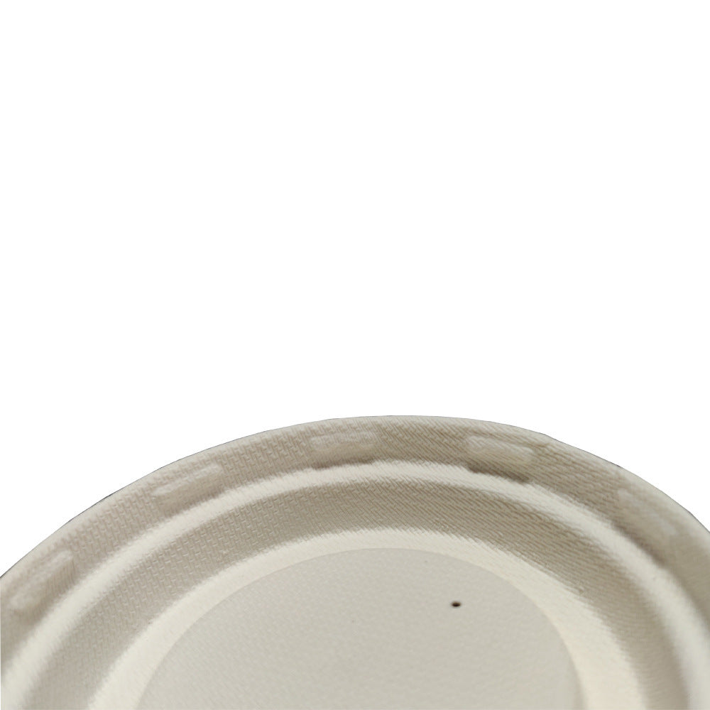 Disposable And Fully Degradable Sugar Cane Pulp Cup Lid