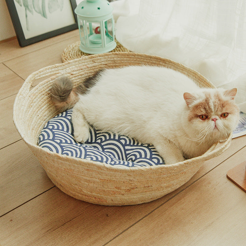 Rattan Cat Nest four Seasons General Summer