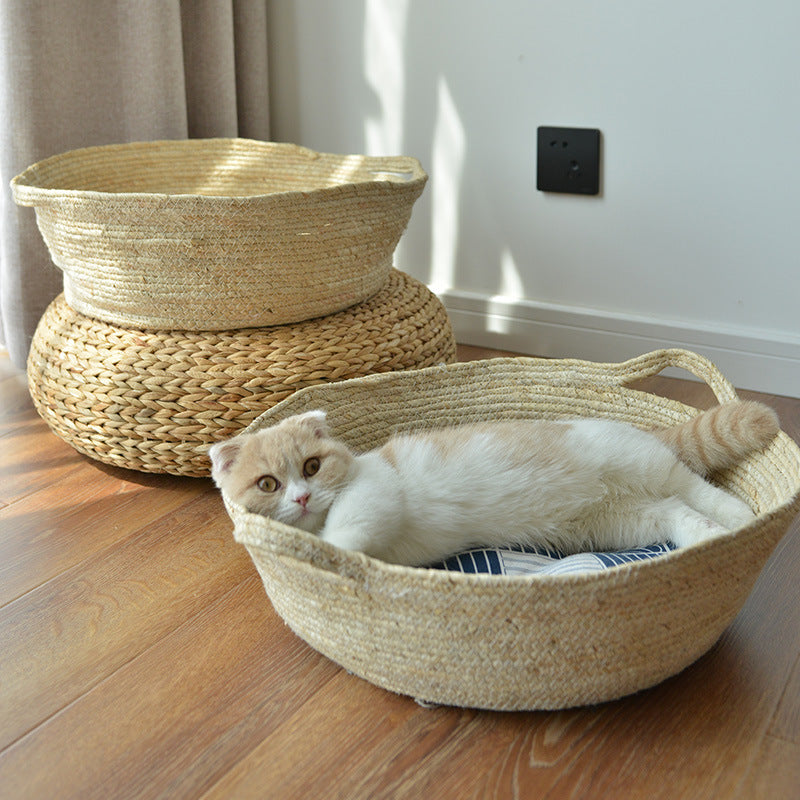 Rattan Cat Nest four Seasons General Summer