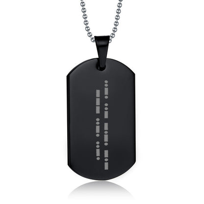 Cross border Black Pendant Male Father's Day Gift