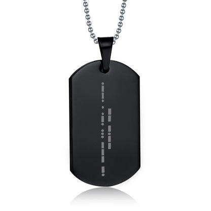 Cross border Black Pendant Male Father's Day Gift