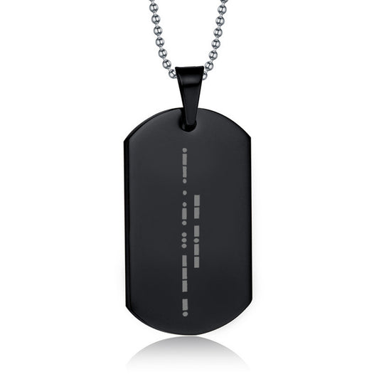 Cross border Black Pendant Male Father's Day Gift