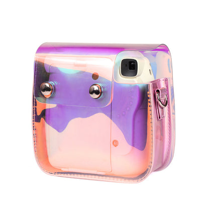 Bright Color Laser Camera Bag Light Variable Protective Leather Case