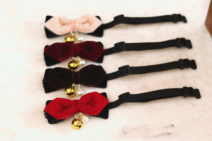 Dog Bell Collar Cat Bow Tie Pet Bow Tie