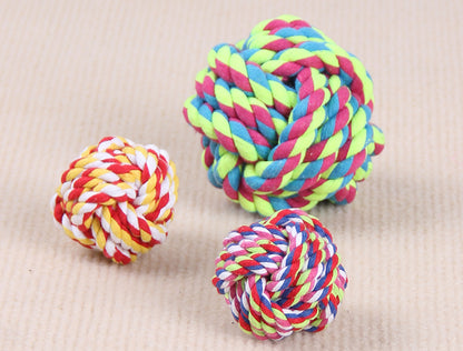 Toy Knot Molar Teeth Resistant Teeth Clean Teeth Knitting Ball Teddy Golden Retriever