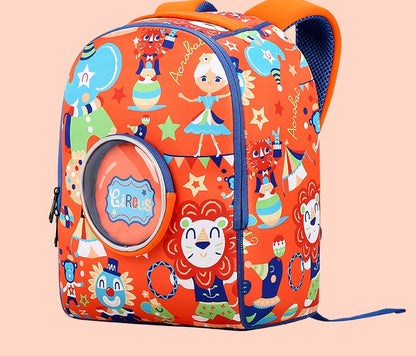 Korean Children''s Cartoon Schoolbag Customized Kindergarten Load