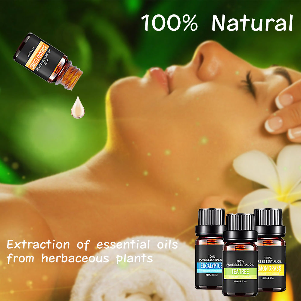 Organic Essential Oils Set Top Sale  Natural Therapeutic Grade Aromatherapy Oil Gift Kit For Diffuser