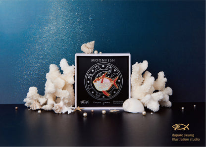 Daparo Mola moonfish designer original Brooch creative badge couple mother's Day Gift Jewelry Pin