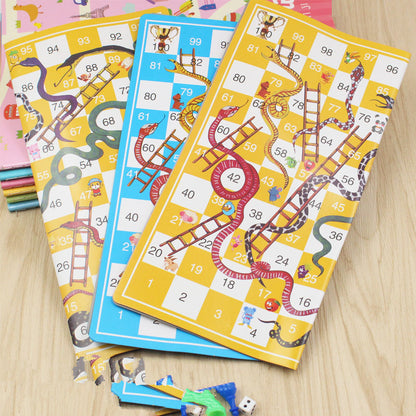 Children'S Day Gift Board Game Checkers Snake Ladders Snake Chess Children'S Puzzle Game Chess Parent-Child Chess Gift