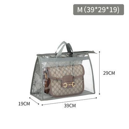 Bag Dust Bag Wardrobe Hanging Bag Storage Bag Pvc Transparent Waterproof Leather Bag Protection Storage Hanging Bag