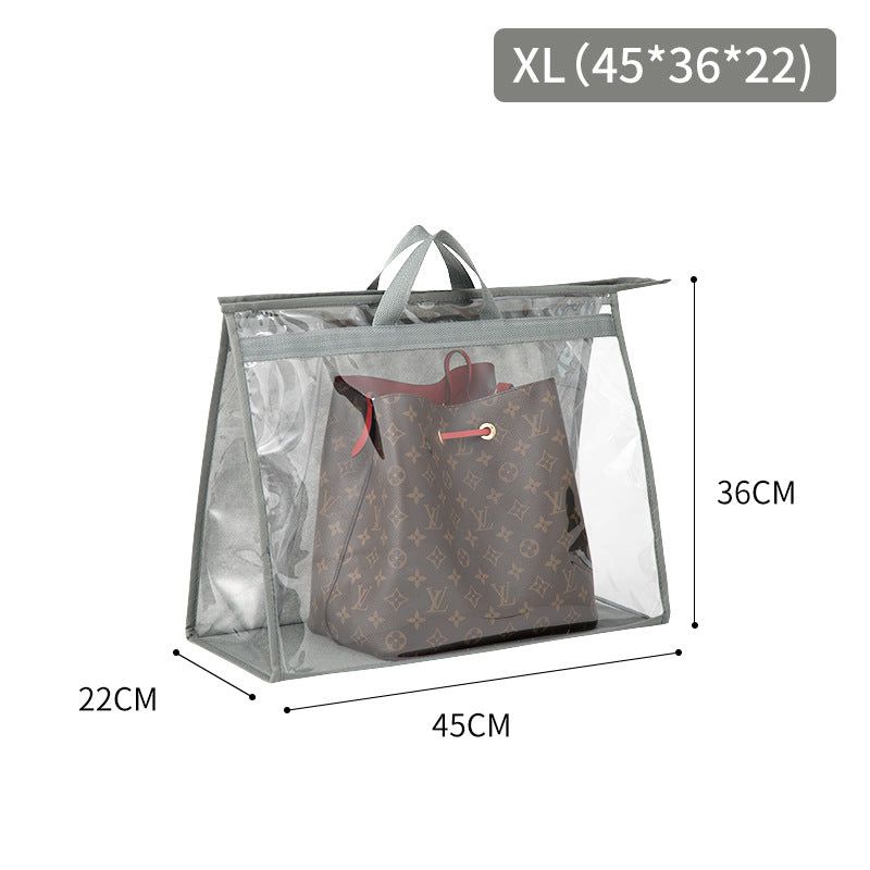 Bag Dust Bag Wardrobe Hanging Bag Storage Bag Pvc Transparent Waterproof Leather Bag Protection Storage Hanging Bag