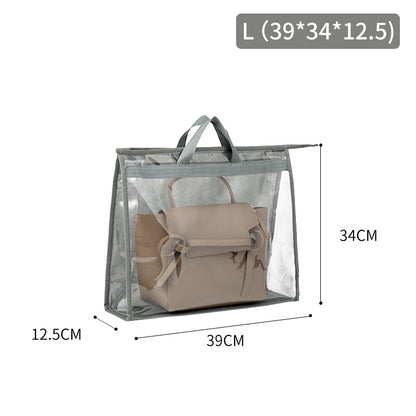 Bag Dust Bag Wardrobe Hanging Bag Storage Bag Pvc Transparent Waterproof Leather Bag Protection Storage Hanging Bag