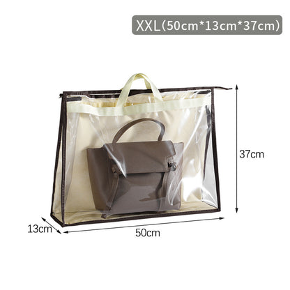 Bag Dust Bag Wardrobe Hanging Bag Storage Bag Pvc Transparent Waterproof Leather Bag Protection Storage Hanging Bag