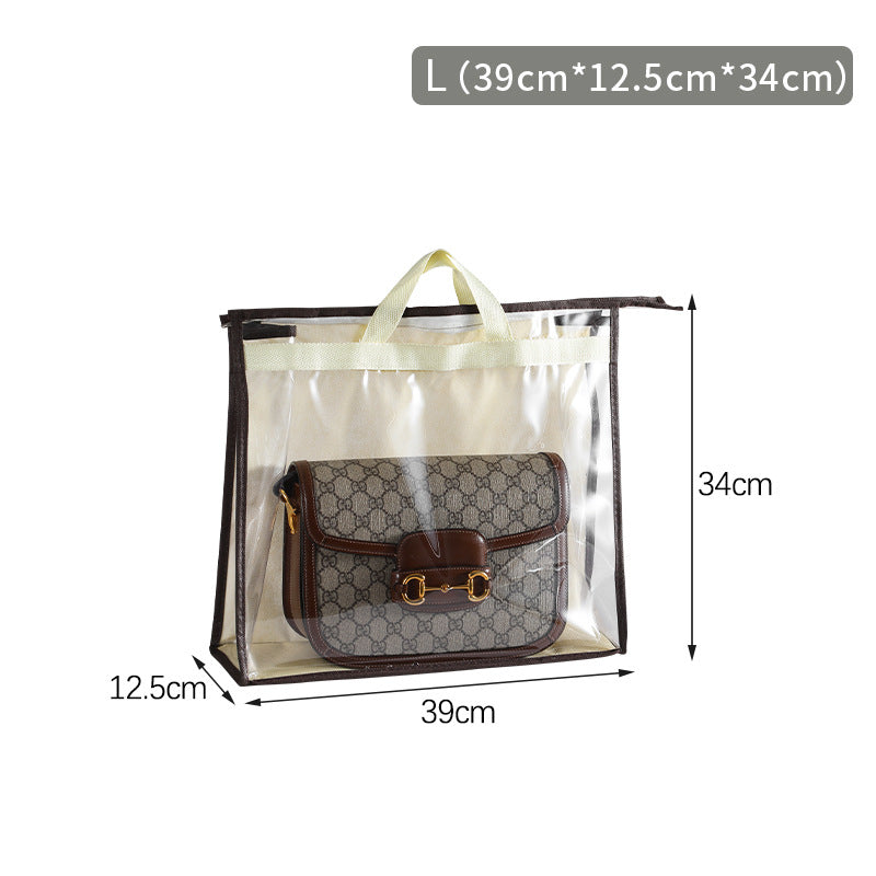 Bag Dust Bag Wardrobe Hanging Bag Storage Bag Pvc Transparent Waterproof Leather Bag Protection Storage Hanging Bag