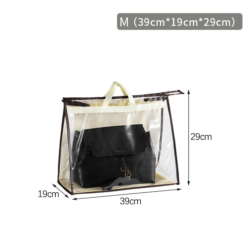 Bag Dust Bag Wardrobe Hanging Bag Storage Bag Pvc Transparent Waterproof Leather Bag Protection Storage Hanging Bag