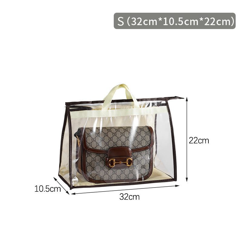 Bag Dust Bag Wardrobe Hanging Bag Storage Bag Pvc Transparent Waterproof Leather Bag Protection Storage Hanging Bag