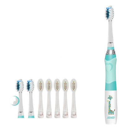 Saijia Children'S Electric Toothbrush 3-6-12 Years Old Soft Fur Waterproof Baby Household Sonic Kids Automatic Ek6