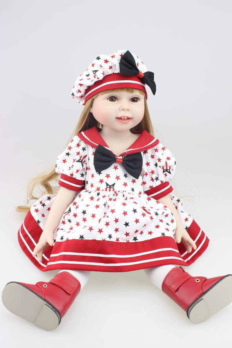 Girl Toy Gift Long Hair Dressing Up Dress Up Play House Toy Princess Doll Children'S Day Gift