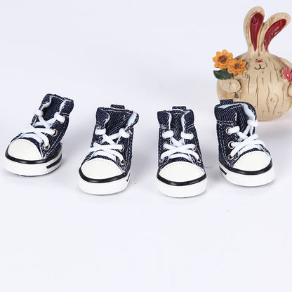 Breathable Dog Sneakers Go Out In Summer To Protect The Soles Of The Dog'S Feet To Prevent Burns And Easy To Clean