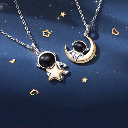 Roaming Planet Men's and Women's Clavicle Chain Pendant Valentine's Day Gift