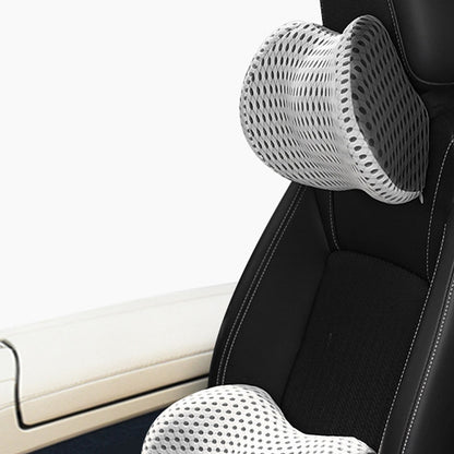 Memory Foam Car Headrest Lumbar Support Set