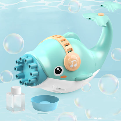 Zehn-Loch-Delfin-Seifenblasenmaschine
