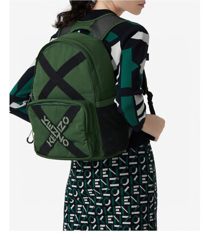 New Letter Cross LOGO Backpack Men And Women