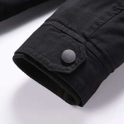 mittellanger, wattierter Trenchcoat für Herren