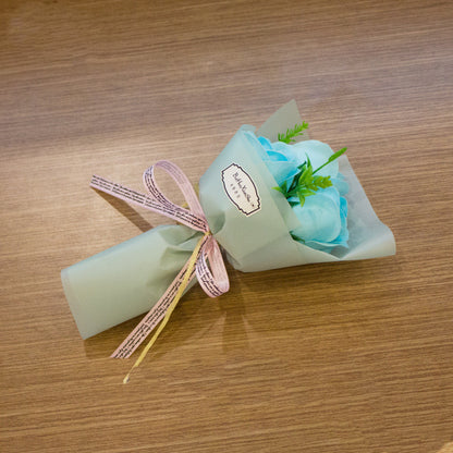 3 Soap Roses Bouquet Simulation Flower Chinese Valentine's Day Gift For Mother