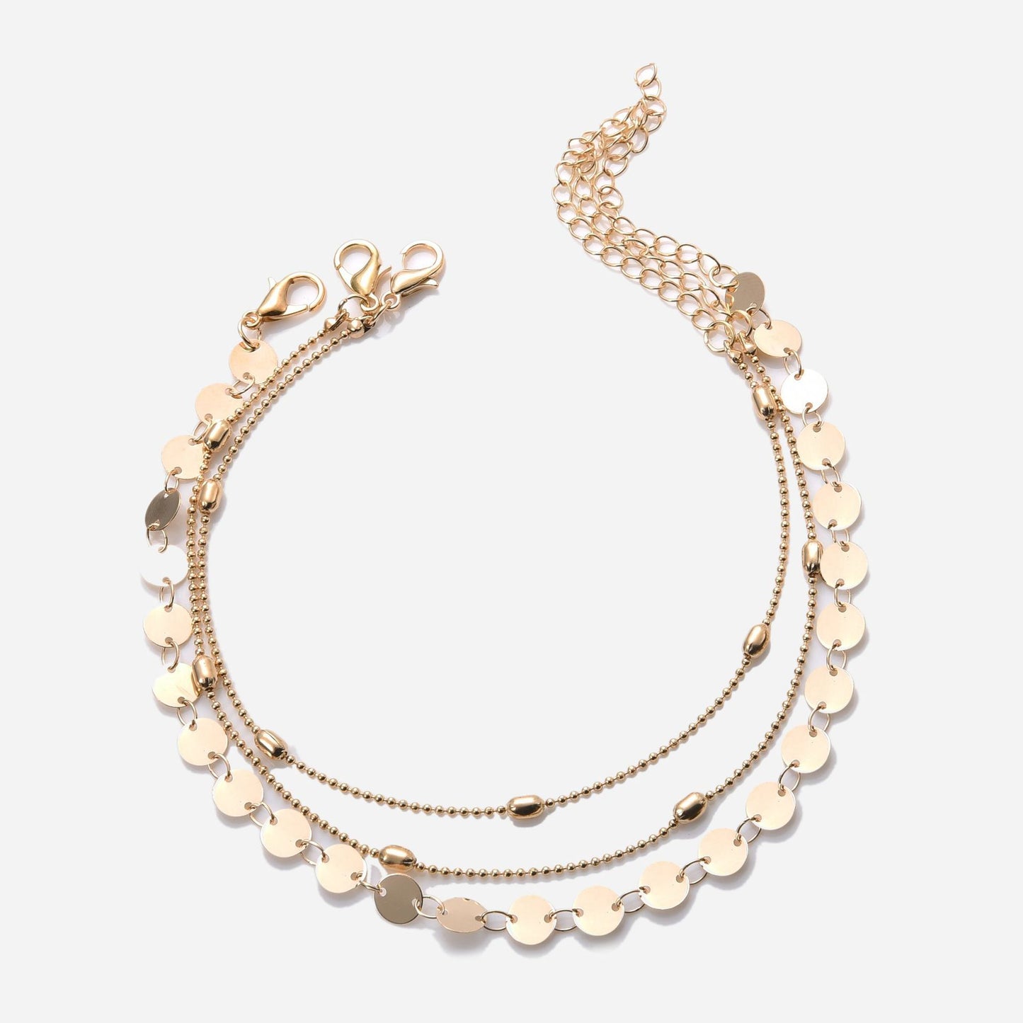 Love Peach Heart Heart-Shaped Anklet Women