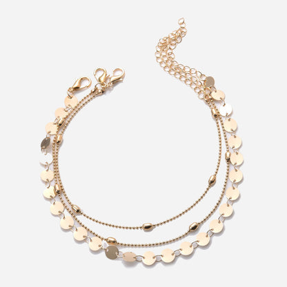 Love Peach Heart Heart-Shaped Anklet Women