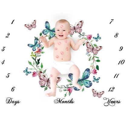 Baby creative photo blanket