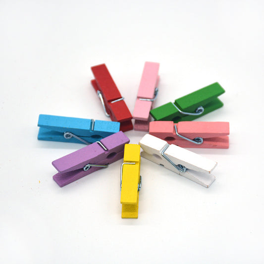 Mini Photo Photo Wooden Clip