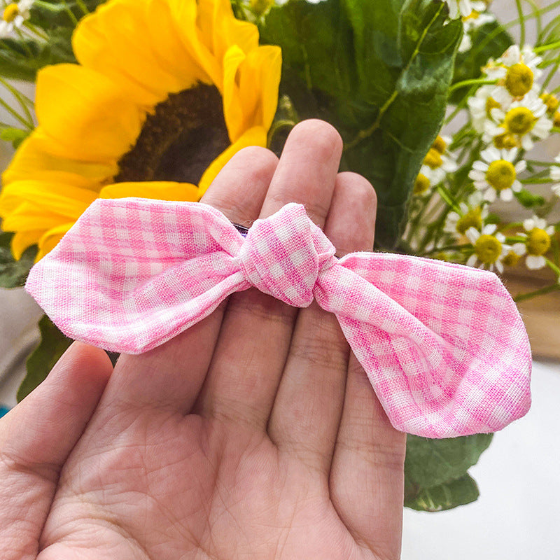 New Pet Clothes Cat Clothes Yellow Plaid Sunflower Bee Skirt