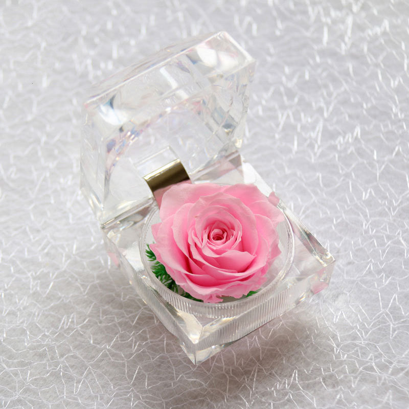 Crystal Acrylic Rose Eternal Flower Gift Box Confession Valentine's Day Gift