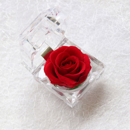 Crystal Acrylic Rose Eternal Flower Gift Box Confession Valentine's Day Gift